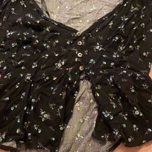 target flowy crop top